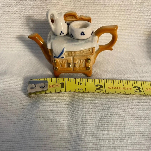 Vintage CARDEW DESIGN Teapot Miniature Porcelain Victorian Wash Stand - Picture 5 of 5